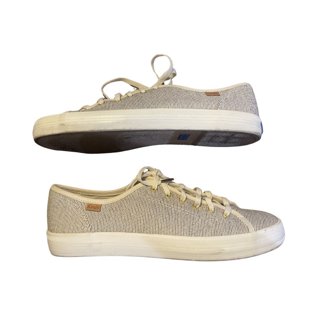Keds Jump Kickstart Novelty Textile Lace Up Sneakers SZ 8.5 Casual Shoes Preppy