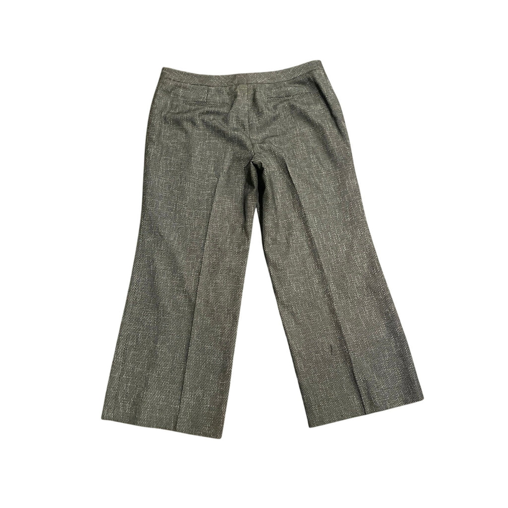 Classiques Entier Grey Wide Leg Cropped Trousers SZ 16 Career Office Workwear