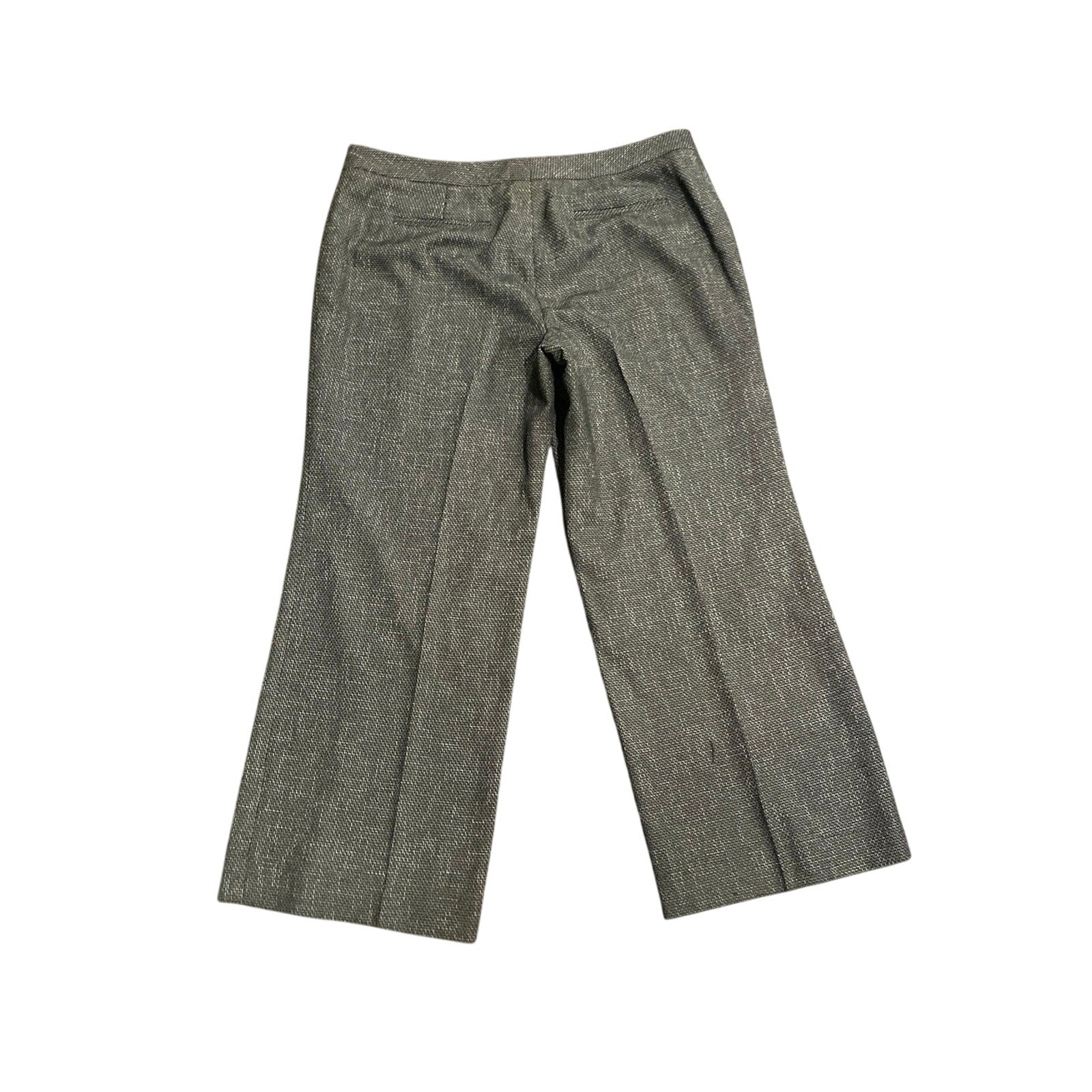 Classiques Entier Grey Wide Leg Cropped Trousers SZ 16 Career Office Workwear