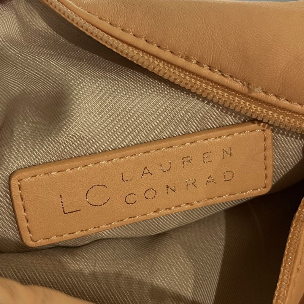 LC Lauren Conrad Top Handle Bow Crossbody Bag Vegan Leather Girly Flirty NWT