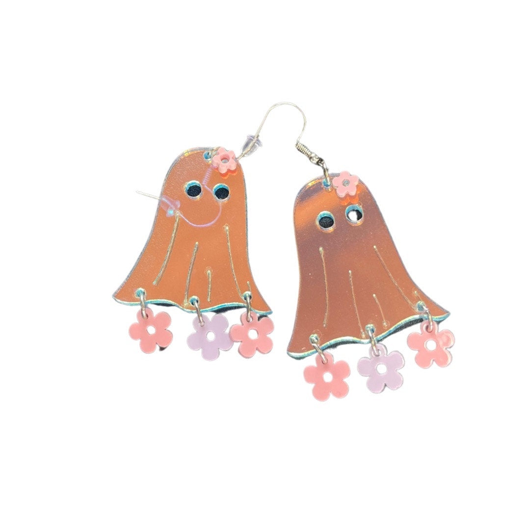 Pink Ghost earrings