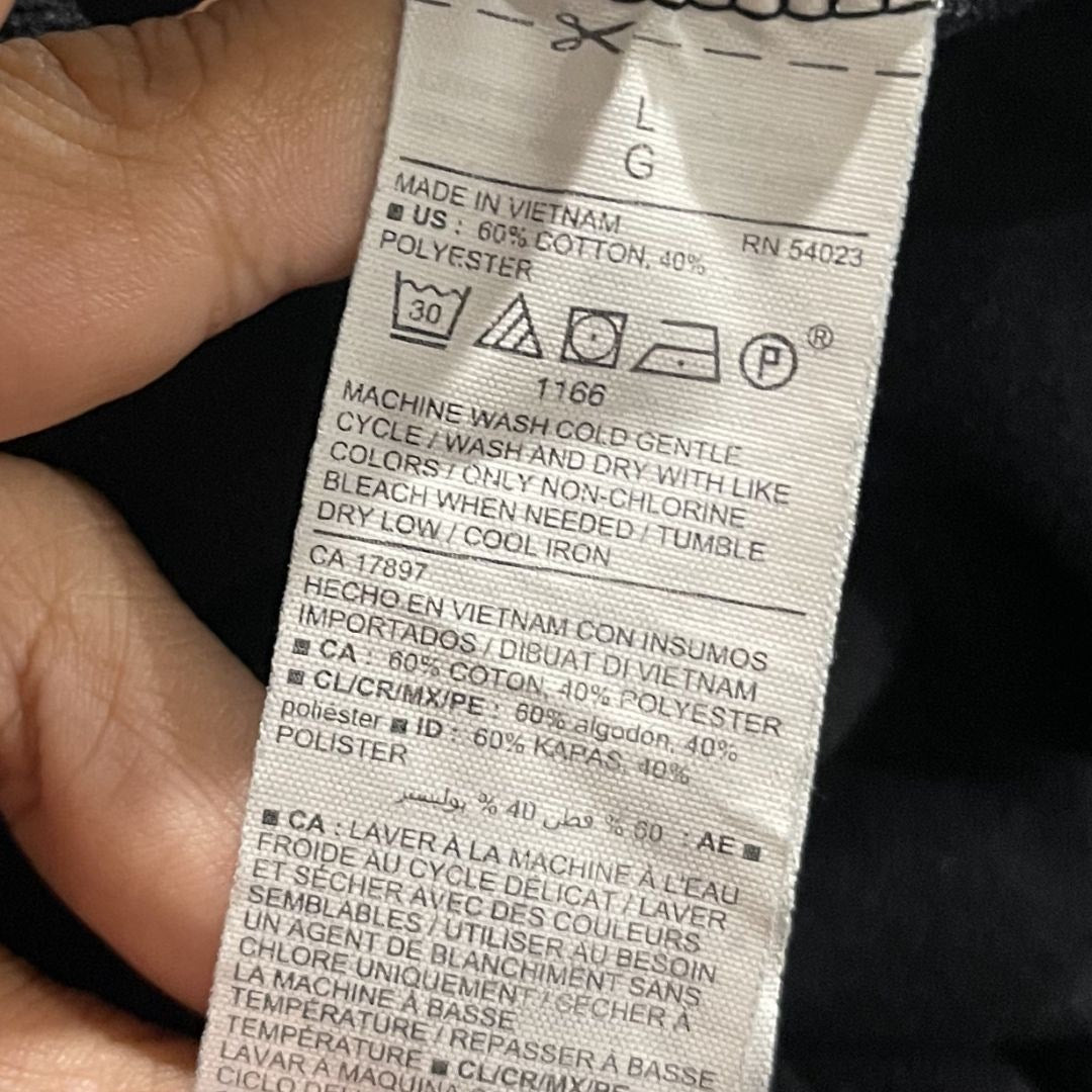 Old Navy Oversized Cropped Drawstring Pullover Sweater Large Activewear Lounge