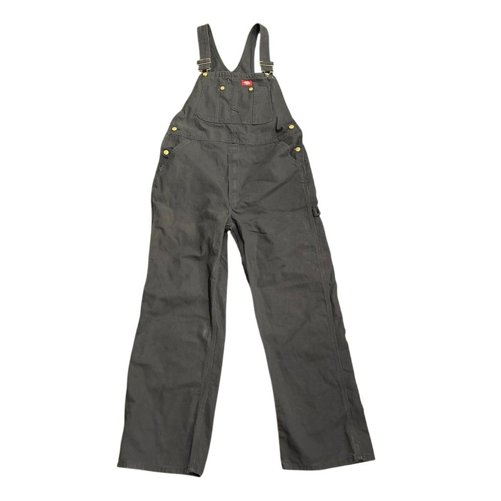 Dickies Men's Classic Bib Canvas Overalls SZ 34x30 Heavy Duty Workwear Utility