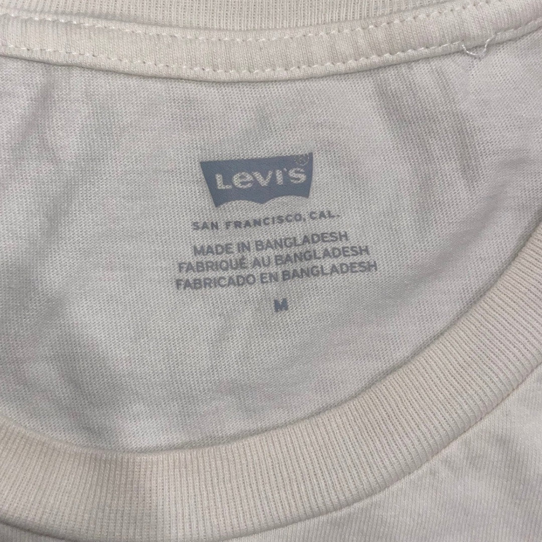 Levi's Logo Design Tee Classic Fit Graphic T-Shirt Size Medium 100% Cottonv