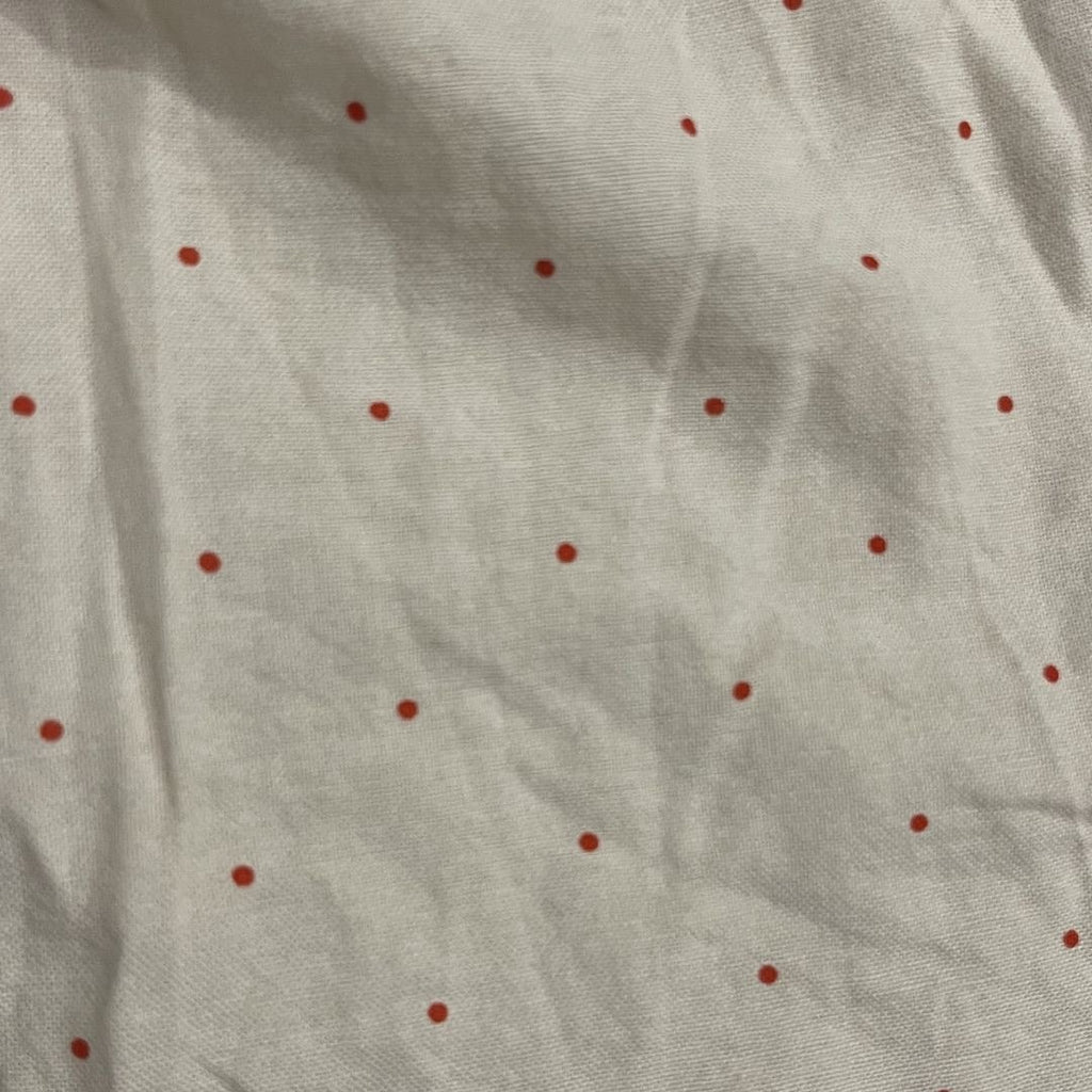Old Navy Pink Polka Dot Button Up Long Sleeve Shirt Size Small Preppy Academia