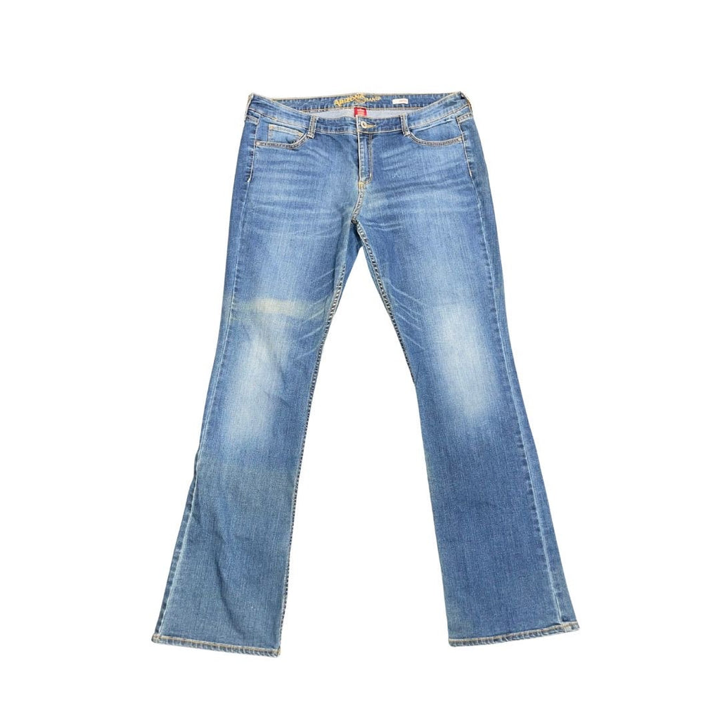 Arizona Jean Co Bootcut Denim Pants Size 17 Women Western Rodeo Cowgirl