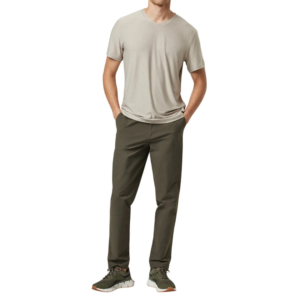Vuori Aim Canvas Pants Dark Oregano SZ 34 Outdoors Golf Travel Athletic Fit NWT