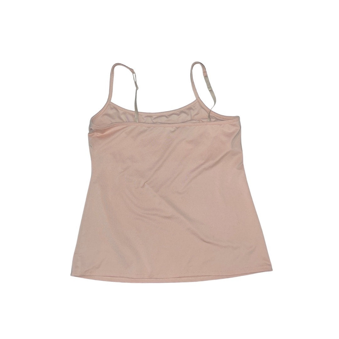 New York & Company Pink Camisole Bralette Top Size L Adjustable Straps Y2K 90s