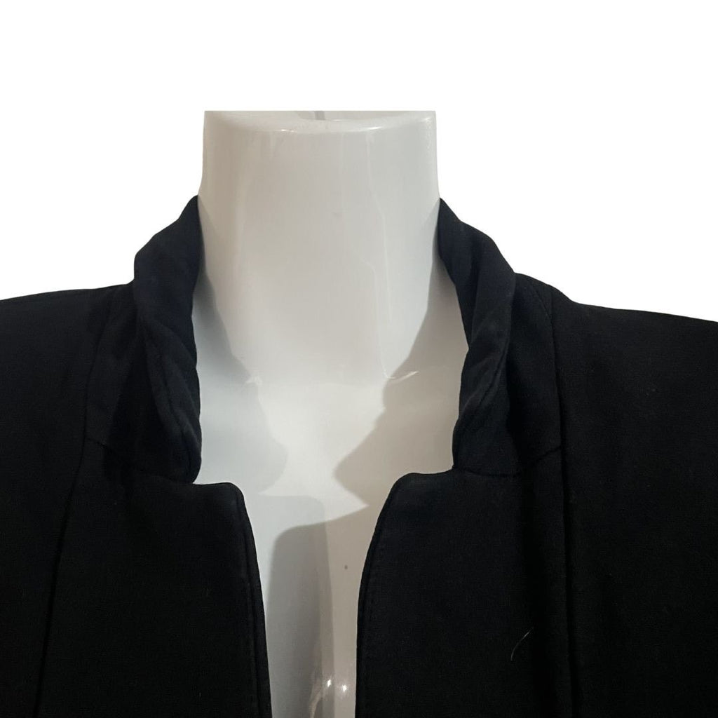 Old Navy Jersey Knit Black Blazer Size Small Career Office Preppy Chic Academia