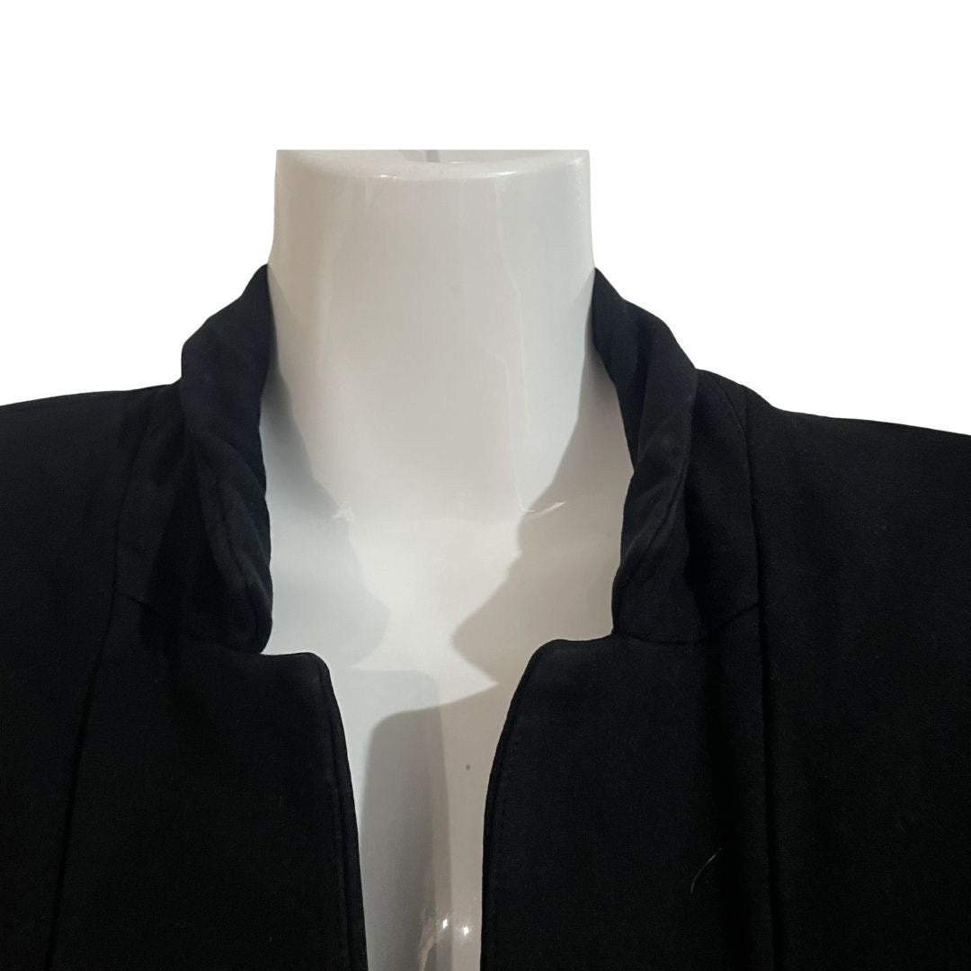 Old Navy Jersey Knit Black Blazer Size Small Career Office Preppy Chic Academia