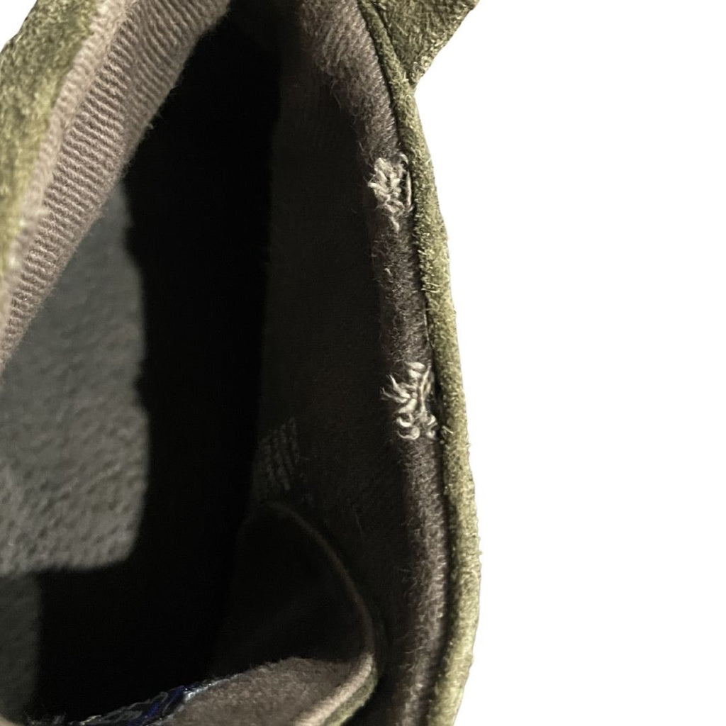 Kenneth Cole Reaction Green Suede Chukka Boot Shoes Size 13 Distressed Rugged