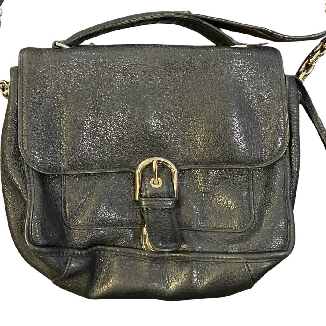 Michael Kors Cooper Medium Pebbled Leather Messenger Bag School Satchel Chic VTG