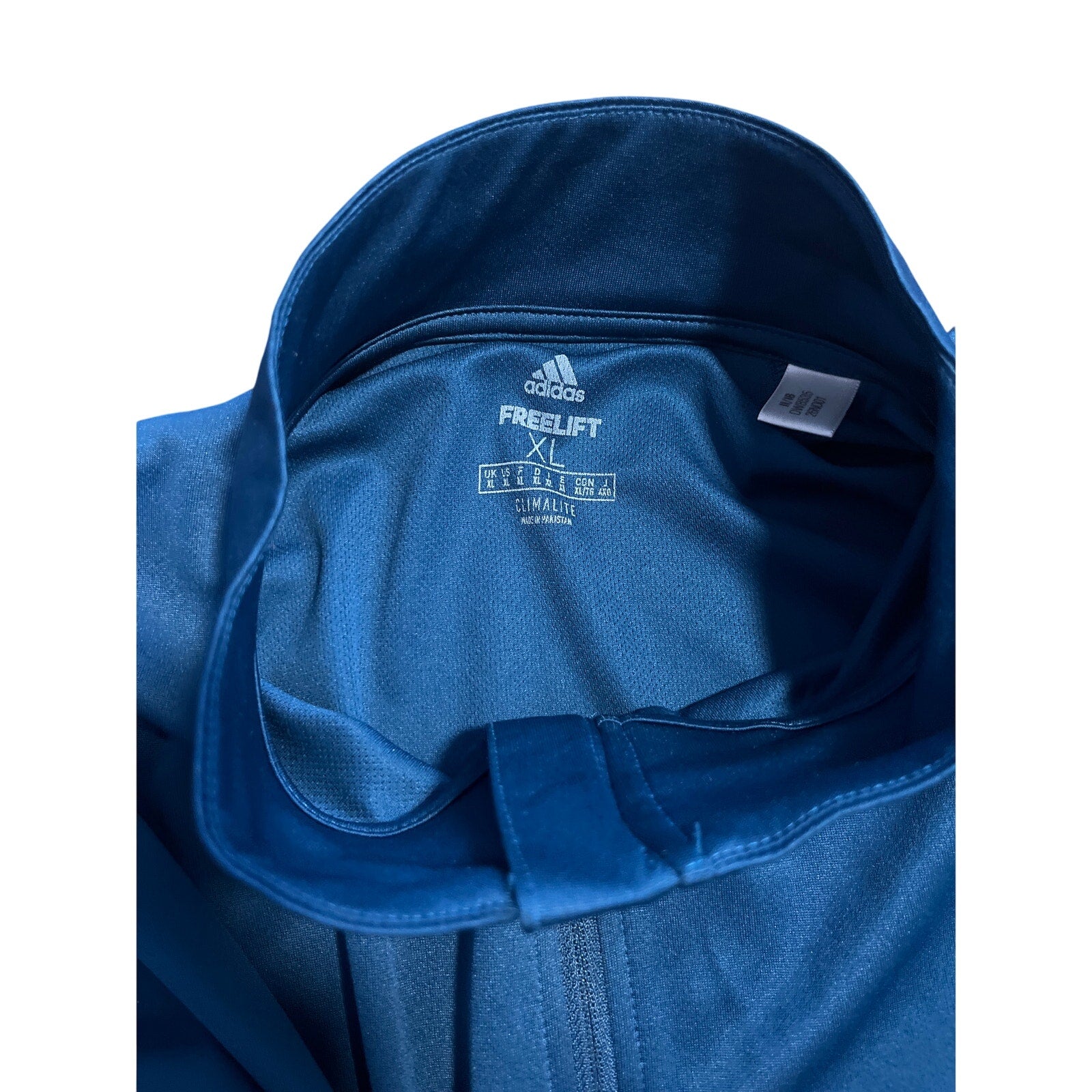 Blue Adidas Freelift Climalite long-sleeve Shirt