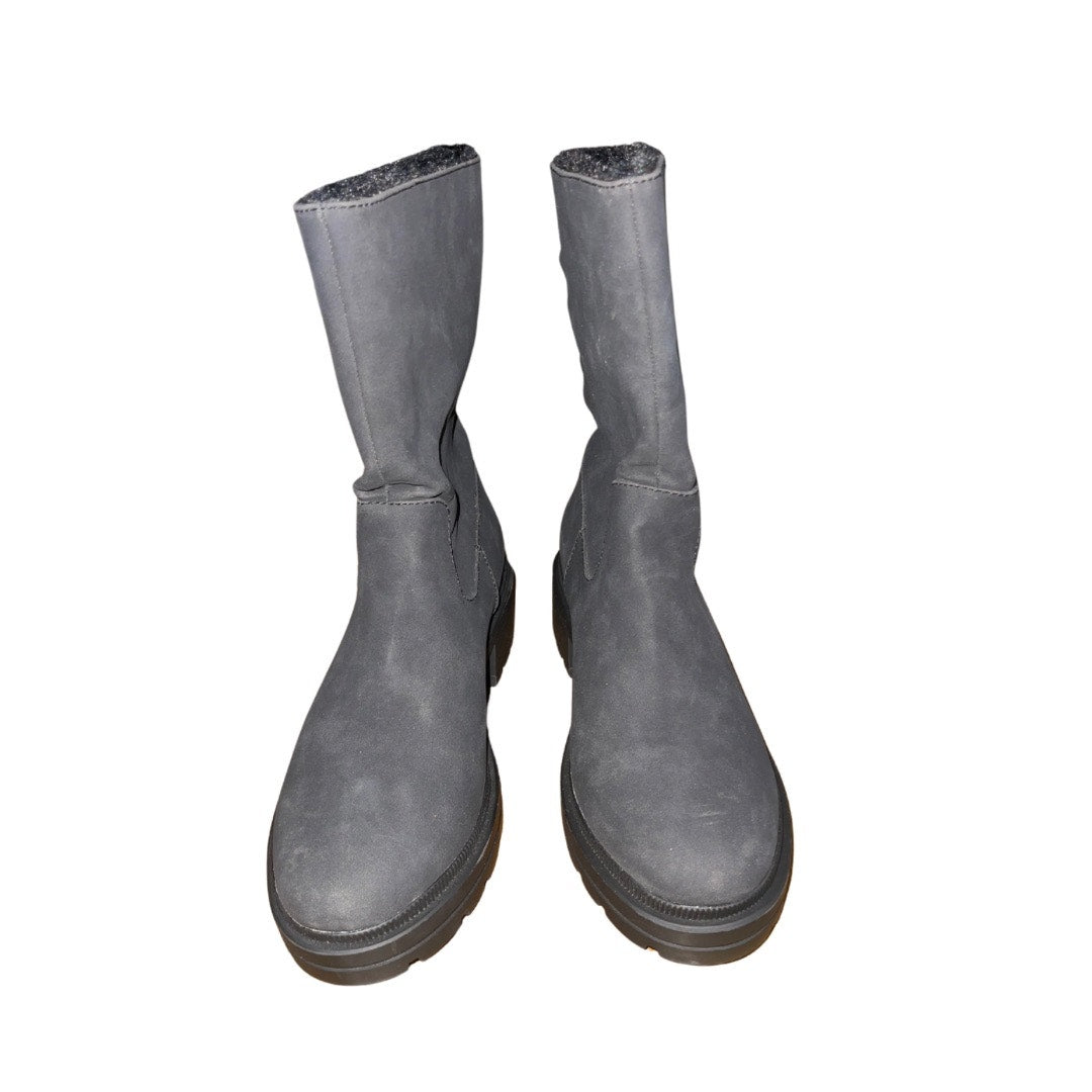 Rocket Dog Idea Black Faux Suede Fur Boots Size 10 NWOT