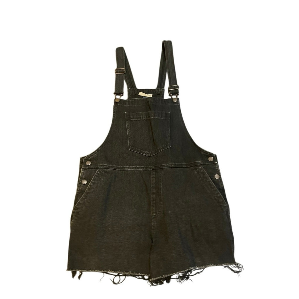 Universal Thread Denim Jean Short Overalls Cut off Shorts Size 12 Streetwear