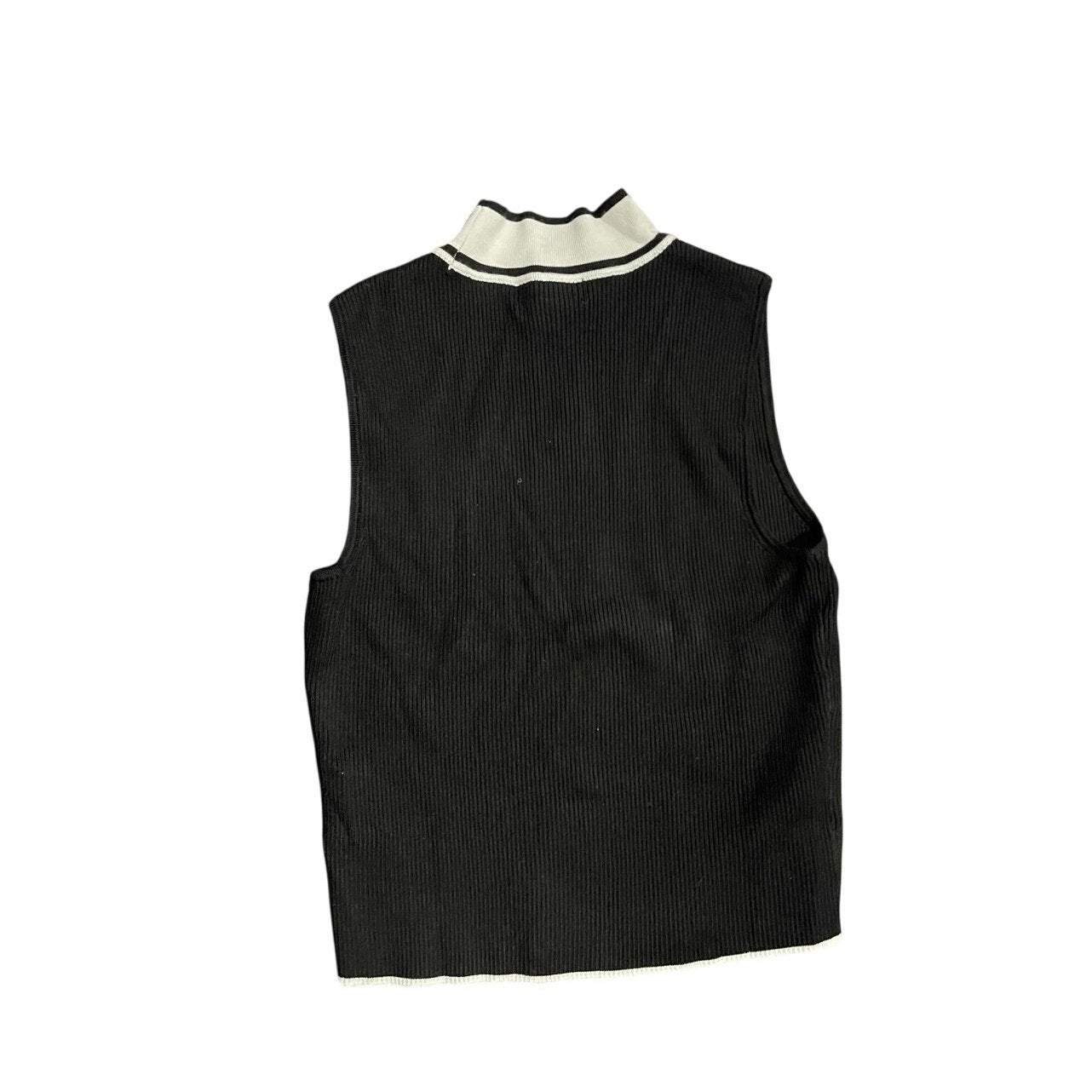 Calvin Klein Rib Sleeveless Tank Top Turtleneck NWT Size XS