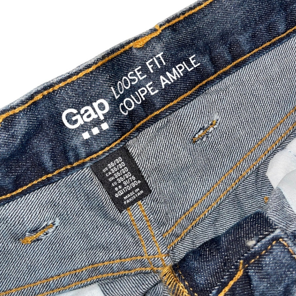 Gap Loose Fit Coupe Ample Denim Jeans Size 36x30 Cotton Streetwear casual