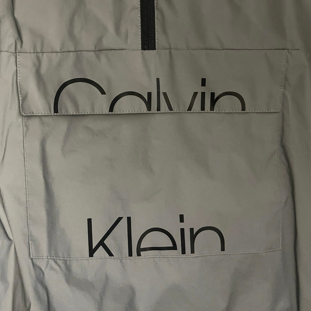 Calvin Klein Men's Reflective pullover hooded jacket Size 2XL