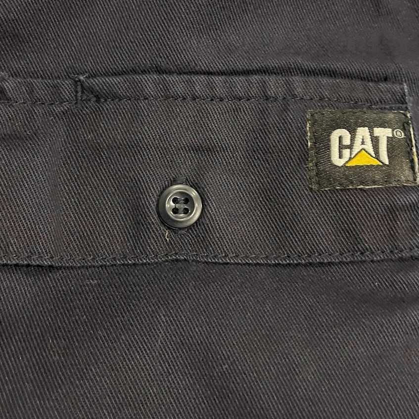 Caterpillar CAT Flame Resistant Button up Long Sleeve Work Shirt SZ XL Utility