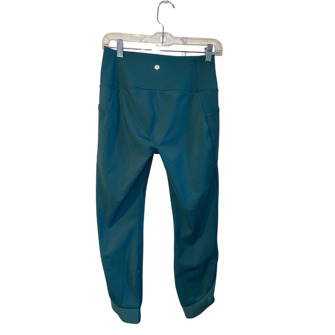 Reebok Leggings Tights Bundle Set of 2 Black & Blue Medium Workout Activewear