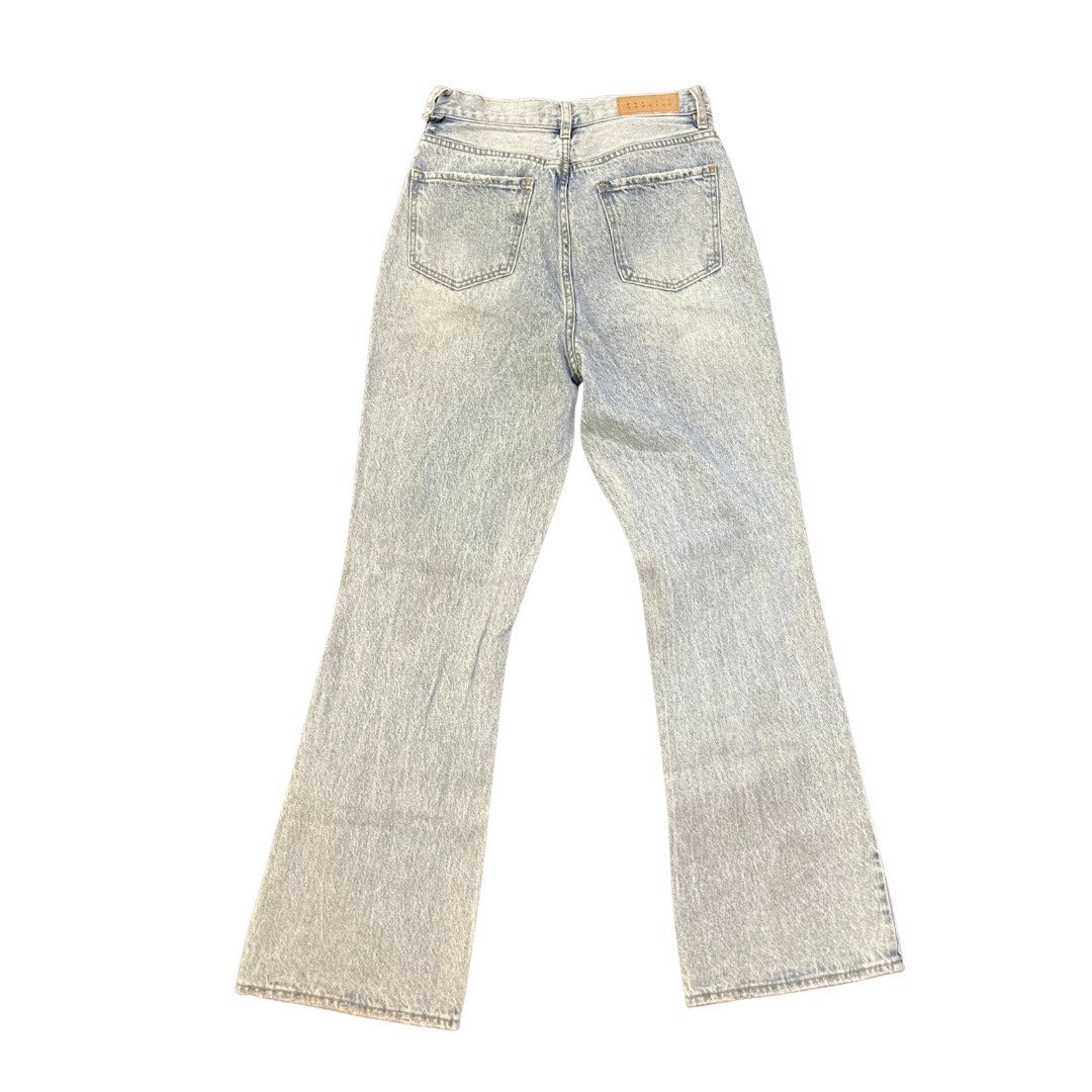 PacSun Pacific Sunwear Butterfly High Rise Flare Bootcut Jeans Size 27 Light Wash