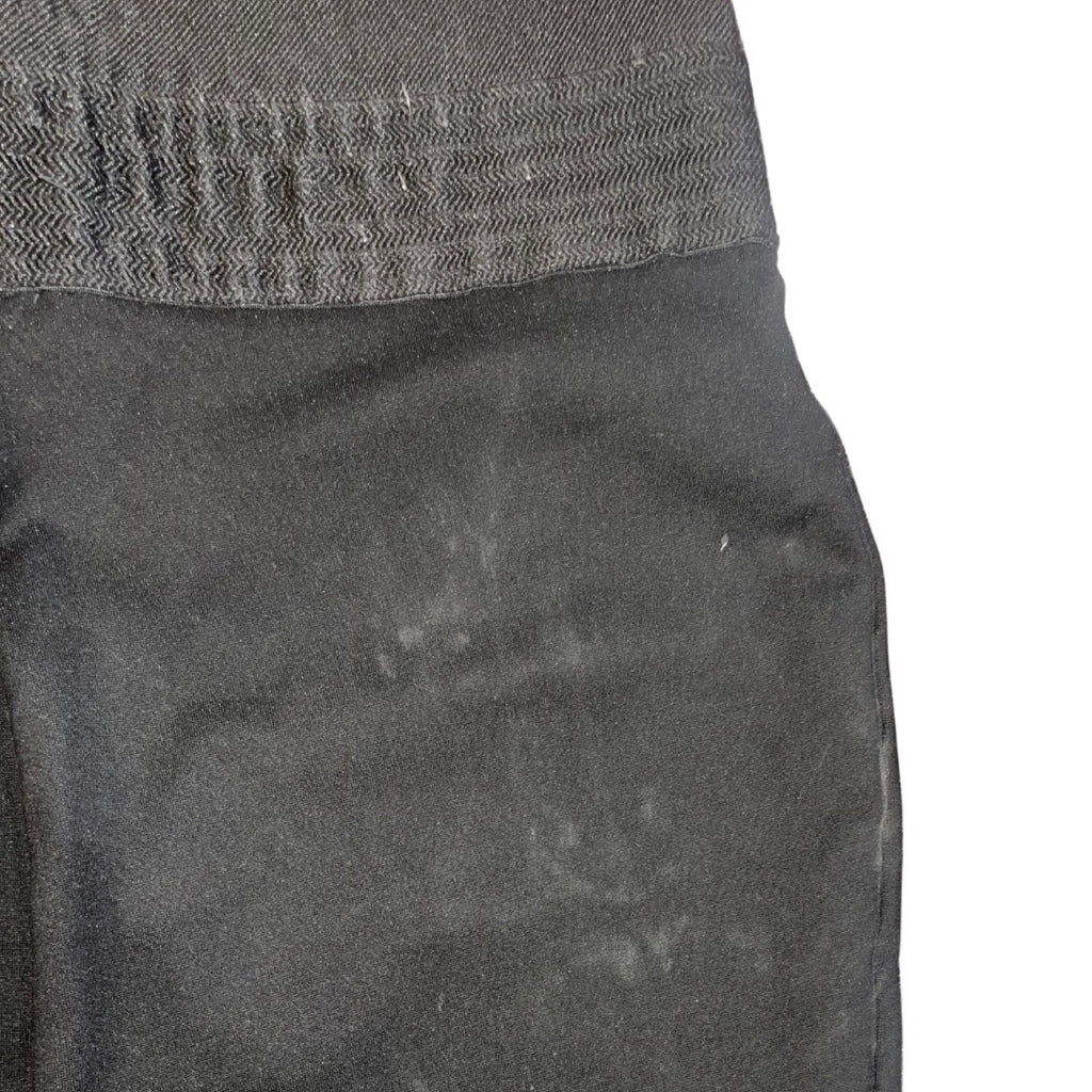 Zara Pants Tights Size Large Capri Elastic Waist Casual Office Pintuck Thick Ponte