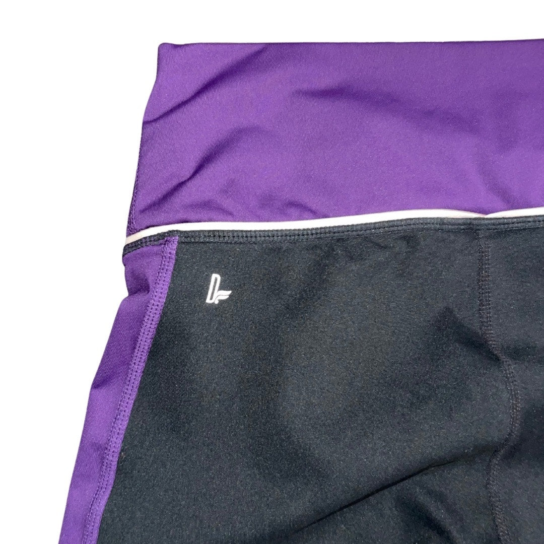 Fabletics Leggings Tights Purple Black Size Small Athletic wear Running Yoga