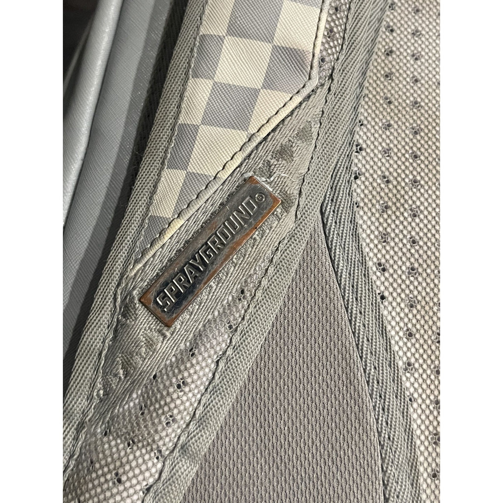 Sprayground Backpack Limited Edition The Journey Begin No 613 White Pink Shark