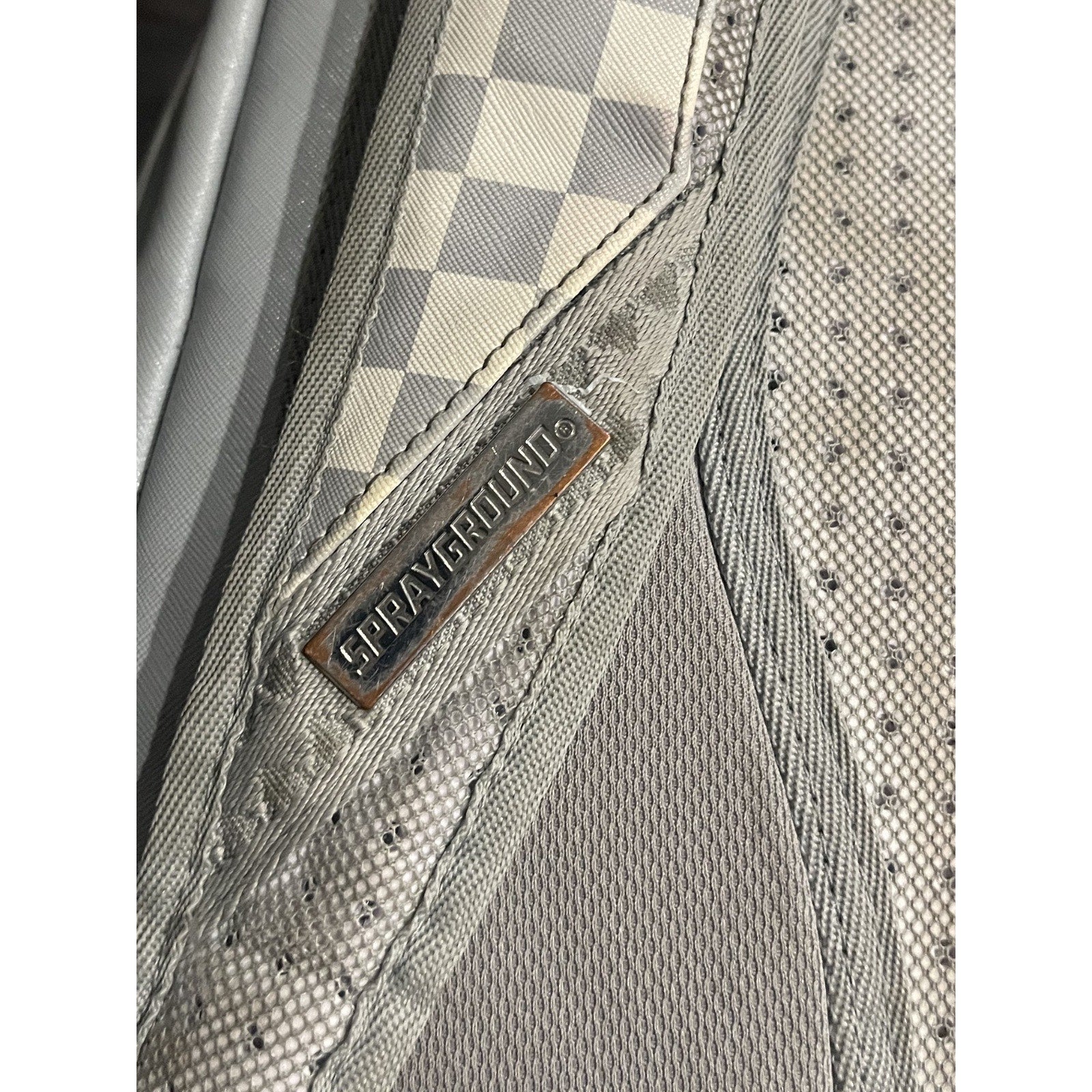Sprayground Backpack Limited Edition The Journey Begin No 613 White Pink Shark