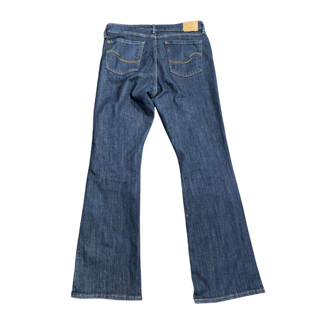 Levi's Strauss Mid Rise Bootcut Jeans Pants Size 10 Dark Blue Streetwear Western