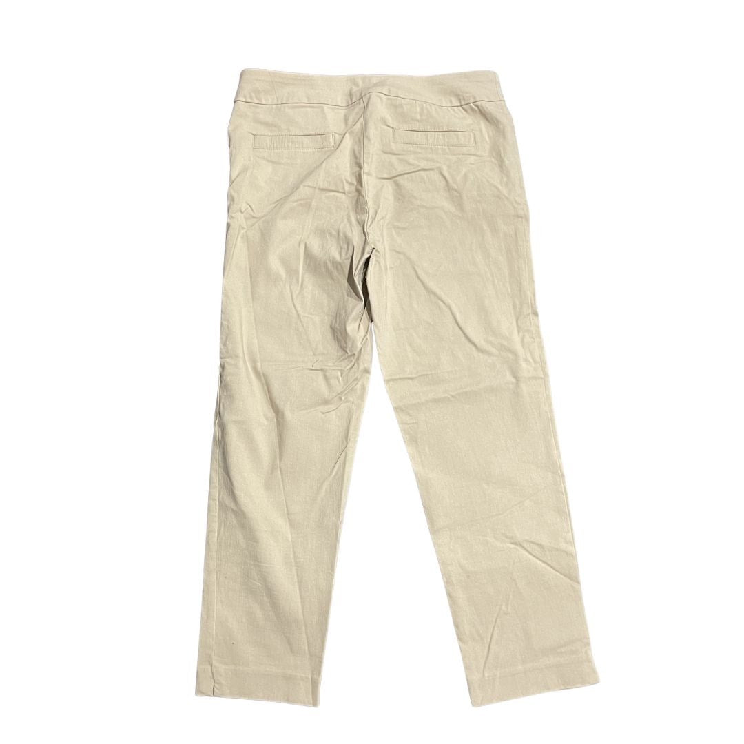 Zac & Rachel Cropped Pull on Pants Stretch Mid-rise Size 6 Petite Casual Chic