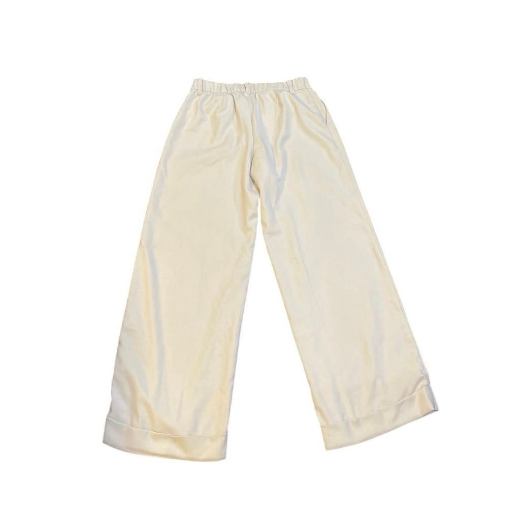 Hollister Low Rise Livvy Wide Leg Knit Pleated Trouser Pants SZ S Casual Chic