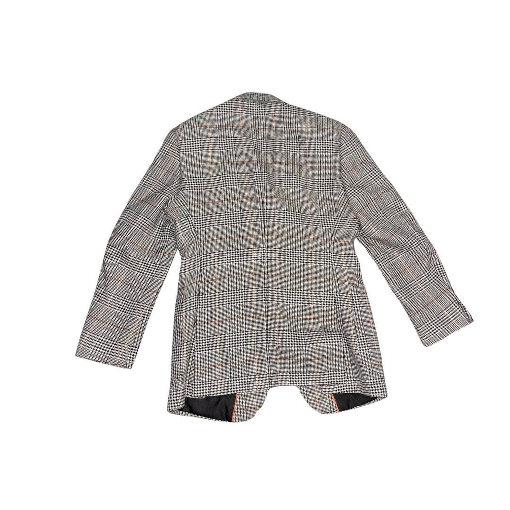 Modern Man Mens Hound Tooth Fairfax Blazer Size 42R Business Career Preppy