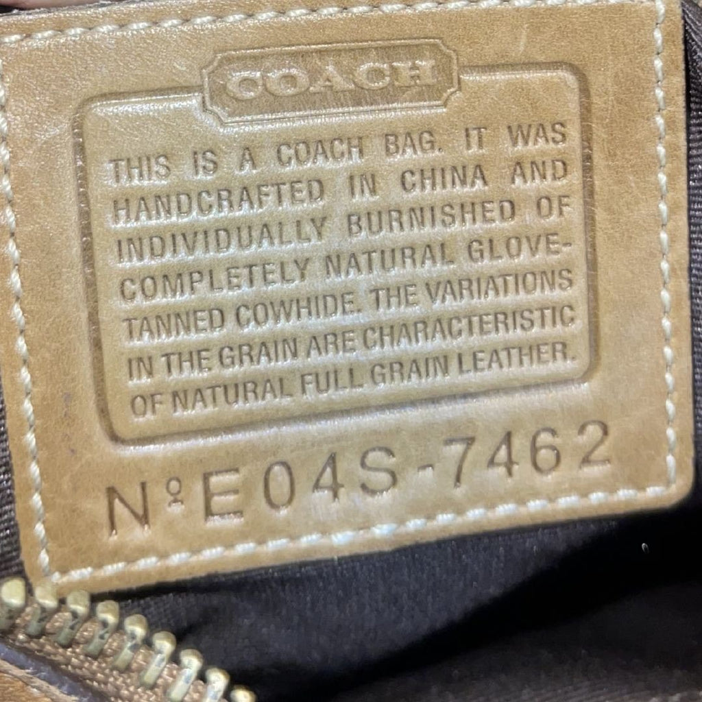 Coach Hamptons Soho Hobo Leather Shoulder Bag Style E04S 7462 Y2K 2000's Vintage