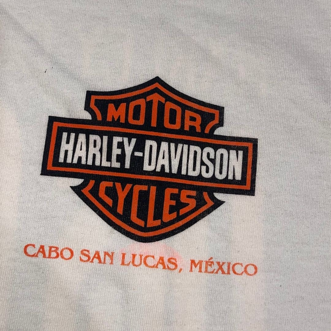 Harley Davidson Short Sleeve T-Shirt Cabo San Lucas Mexico Size Large Biker NWOT