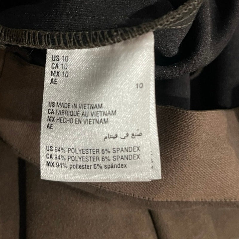 Charter Club Faux Suede Pull On Pants Brown Size 10 Casual Career Trousers