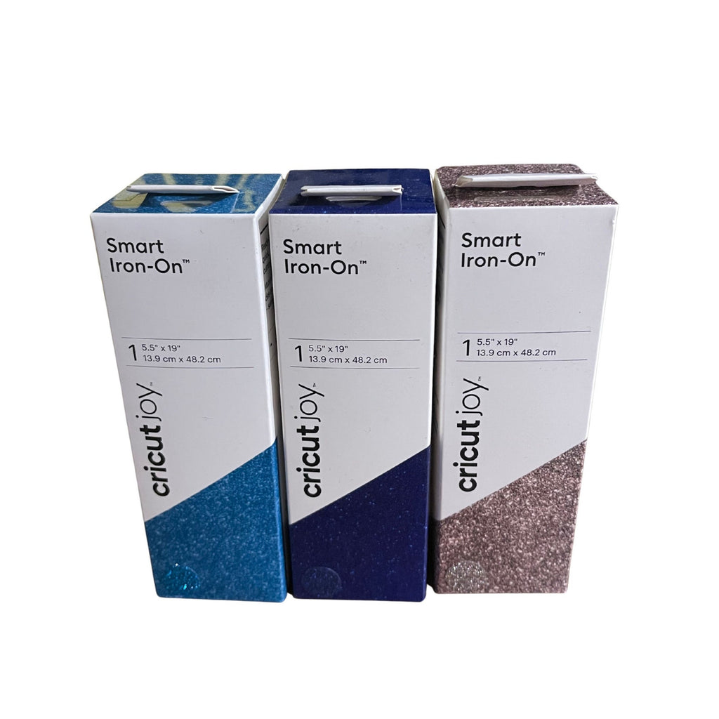 Cricut Joy Iron On Bundle set of 3 NWT Color Multi Aqua bleu Sapphire Crafts DIY