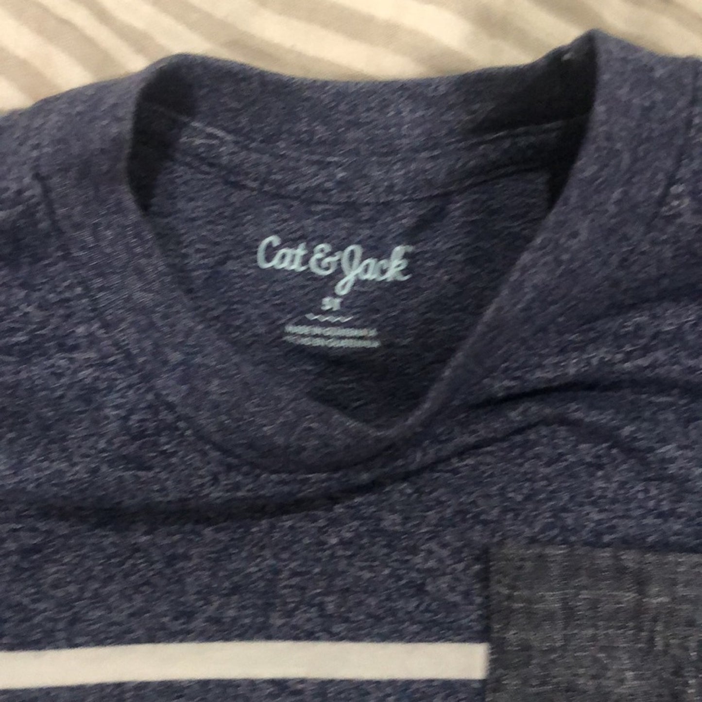 2) boys cat and Jack shirts