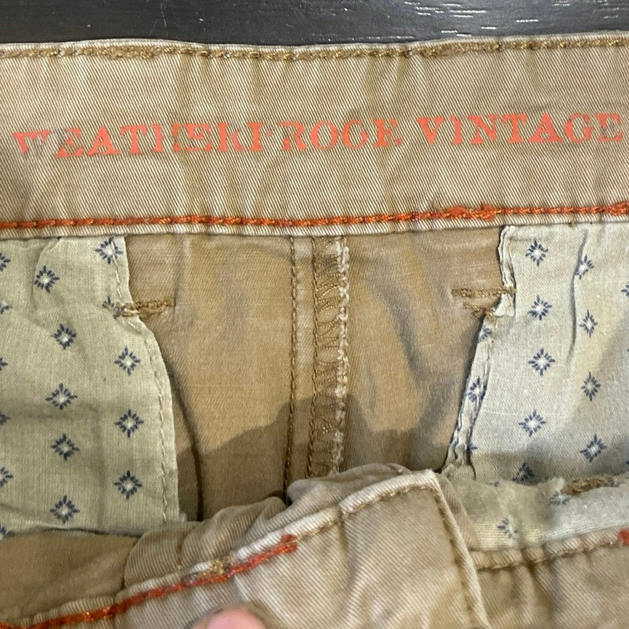 Weatherproof Khaki Chino Trousers Pants Size 30X30 Casual Office Preppy
