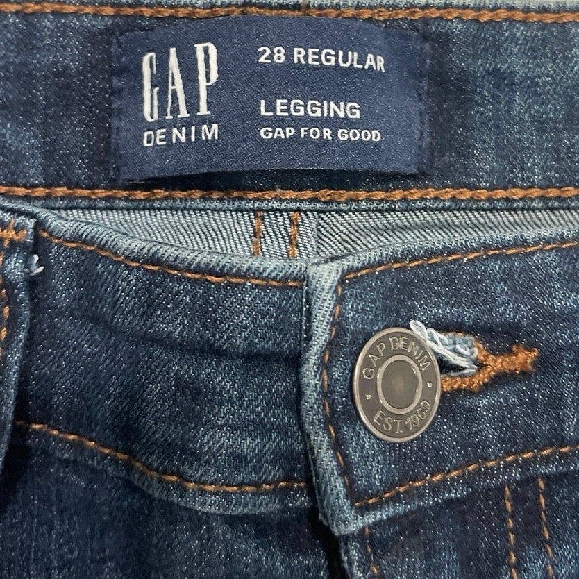 Gap Dark Wash Skinny Denim Jeans Leggings SZ 28 Streetwear Casual Chic
