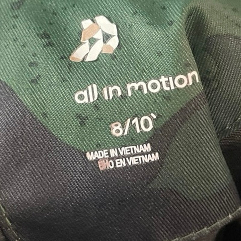 All in Motion Camouflage Hooded Jacket Youth Size 8-10 Winter Kidscore Outerwear