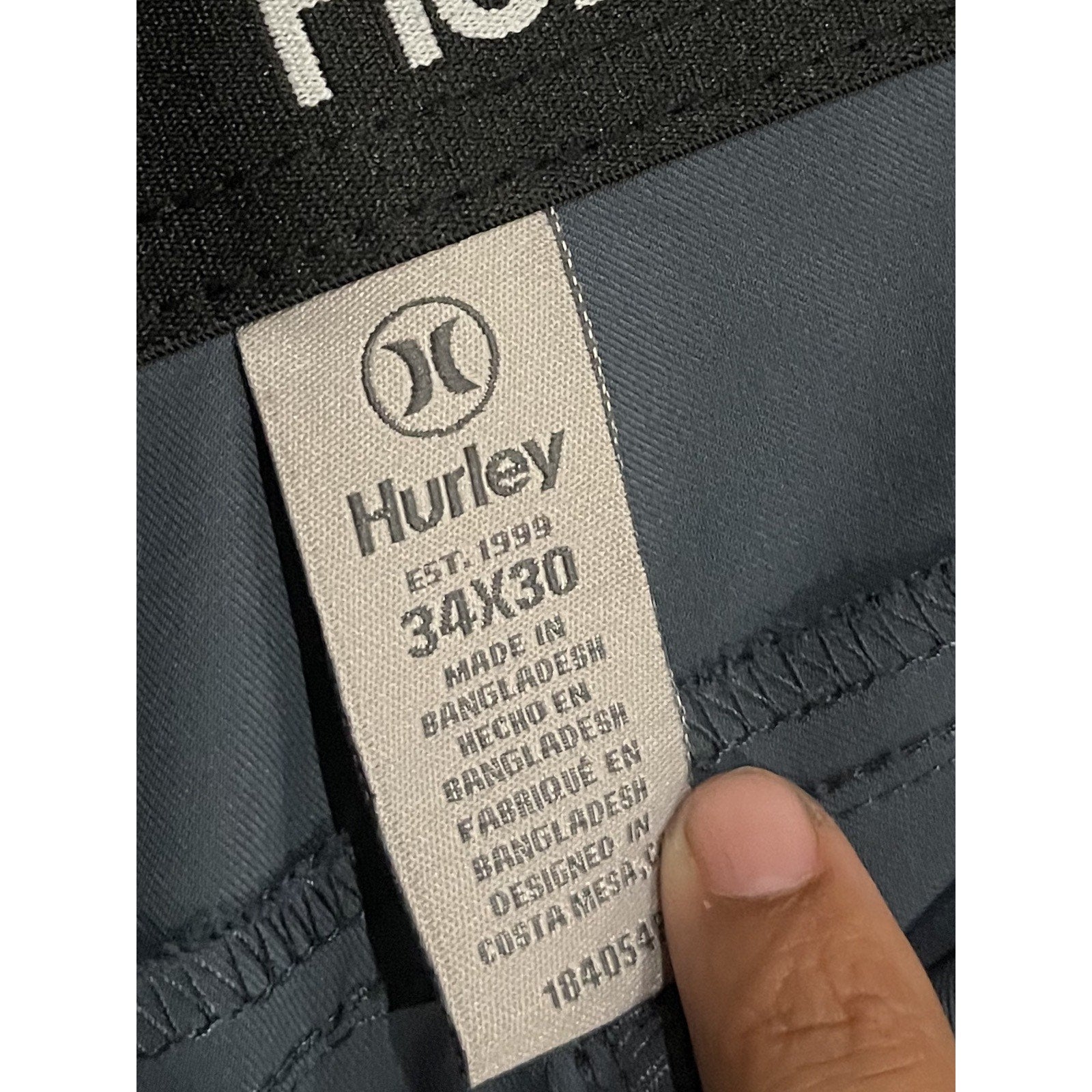 Hurley Performance Golf Stretch Lot of 2 Pants SZ 34X30 Activewear Travel Casual