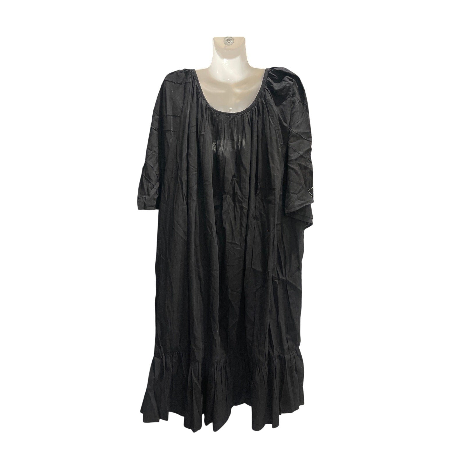 Kaftan Gauze Plus Size Dress 6X Bohemian Resort Wear Crinkle Cotton NWT