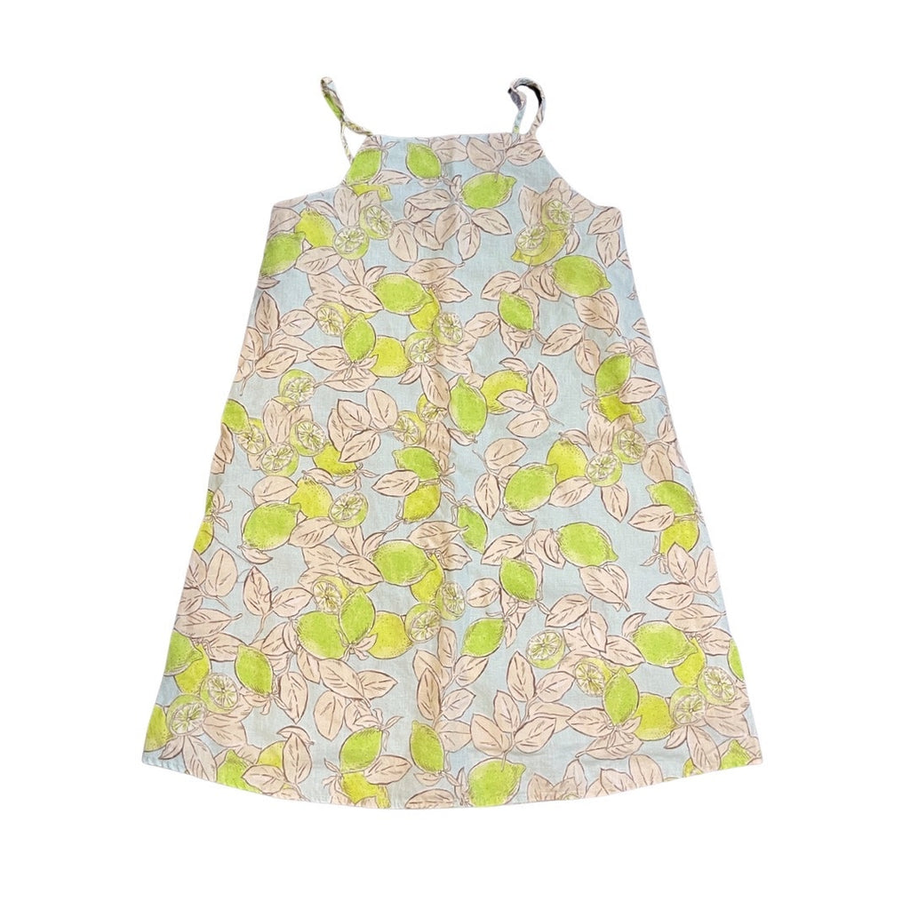 Zara Kids Sleeveless Sun Dress Citrus Floral Print Size 11-12 Kidscore Summer