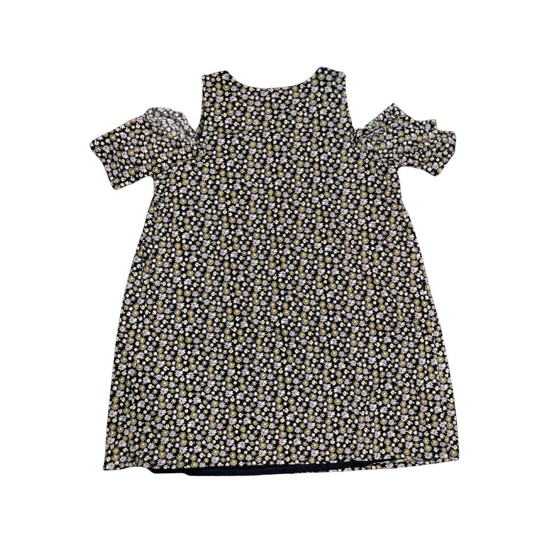 LC Lauren Conrad Ruffle Cold-Shoulder Dress Plus Size XXL Floral Garden
