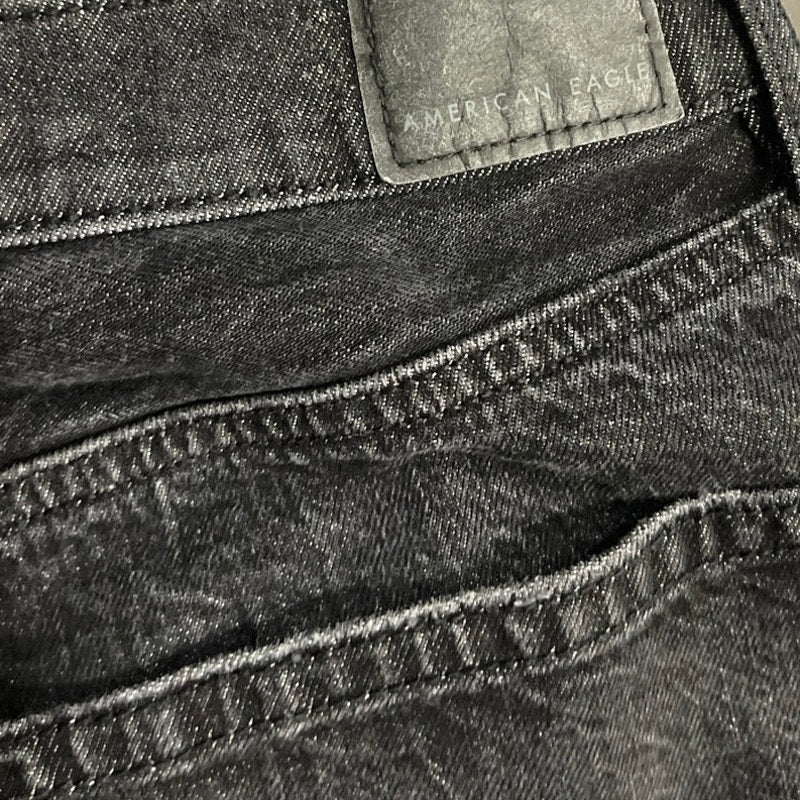American Eagle Outfitters High Waisted Jeans 2 Short Relaxed Straight Leg Baggy