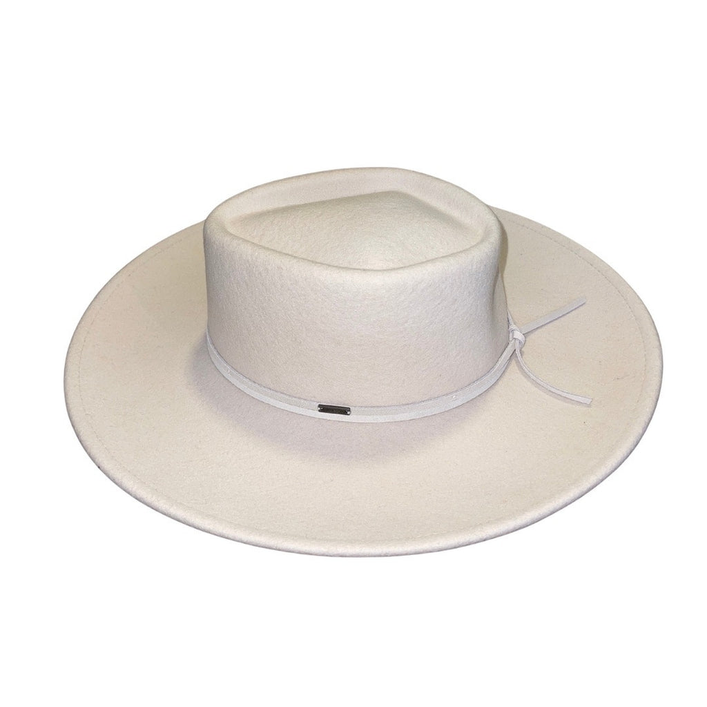 Brixton Brenton Convertabrim Fedora Dove Medium 7 1/4 Adjustable NWT