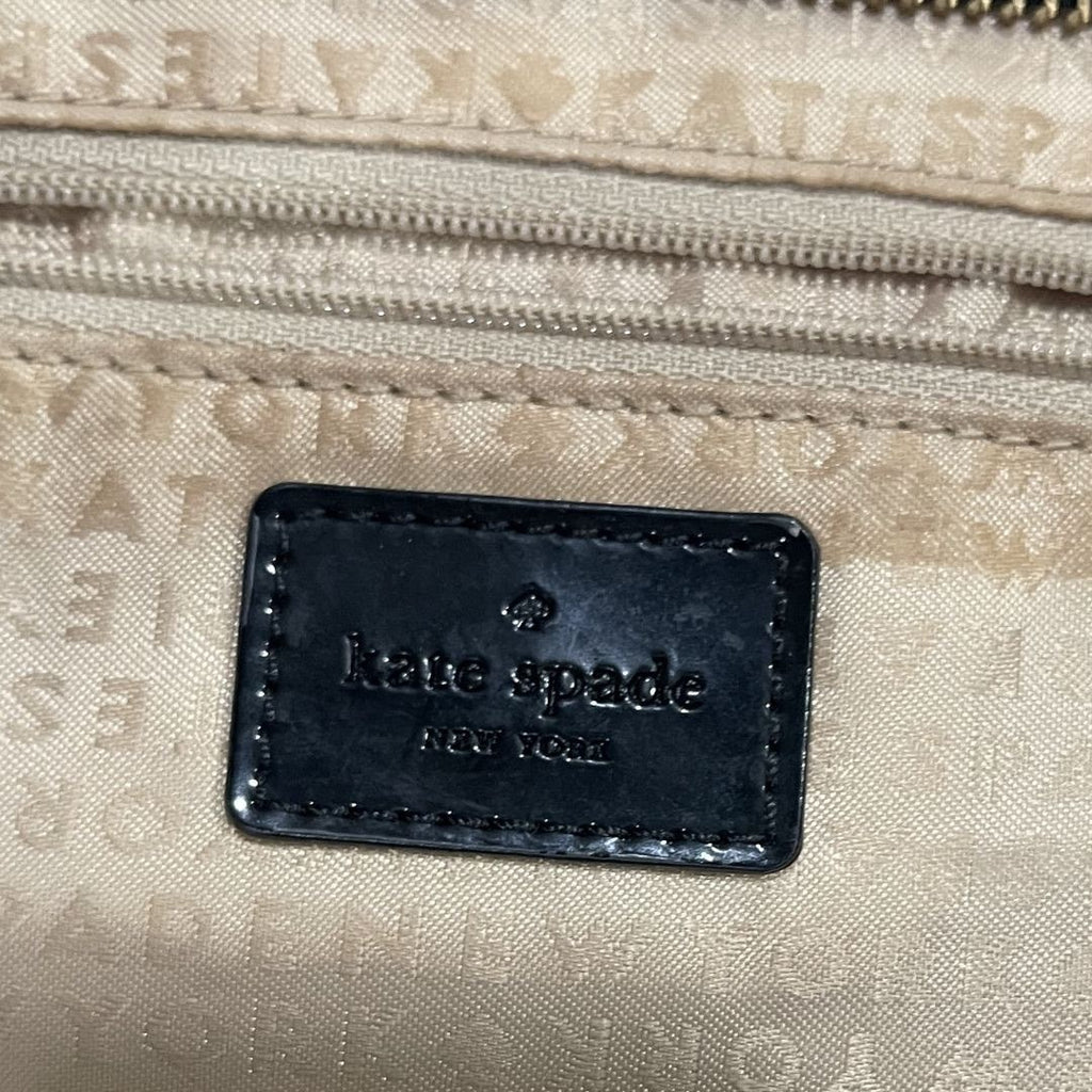 Kate Spade Harmony Metro Tote Handbag Patent Leather Purse All over Hearts