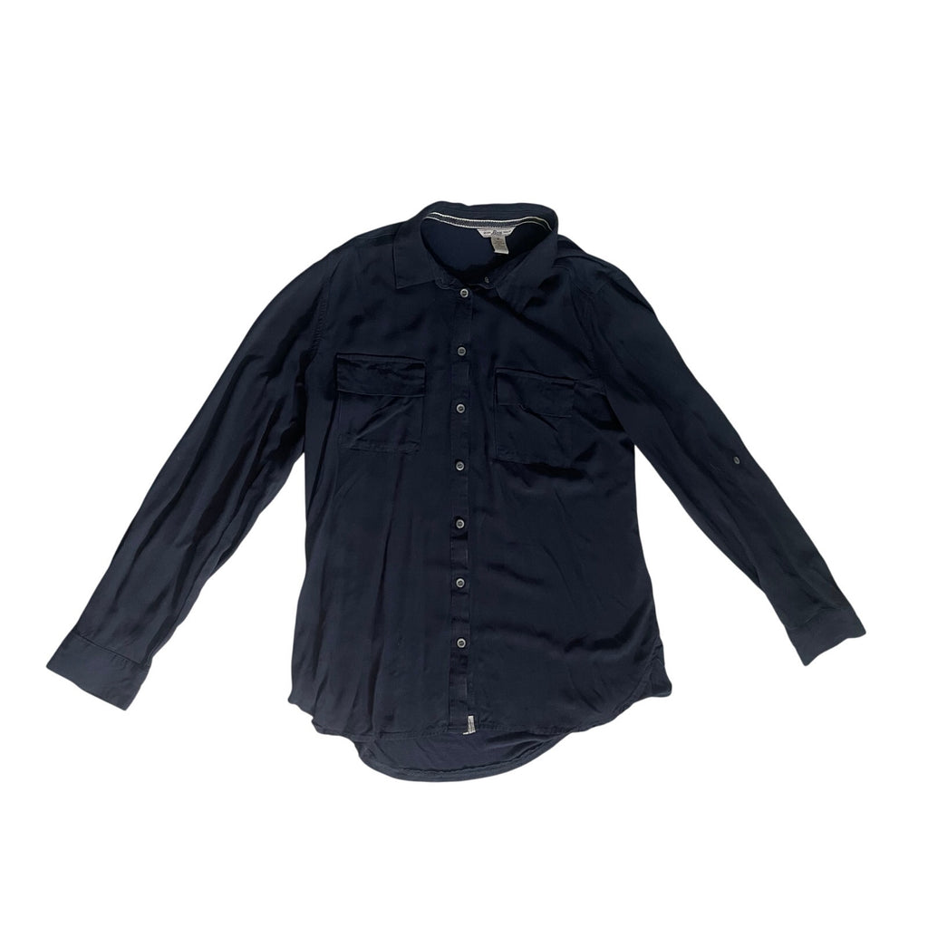 Women's Bass & Co. Long-sleeved Button Up Blouse