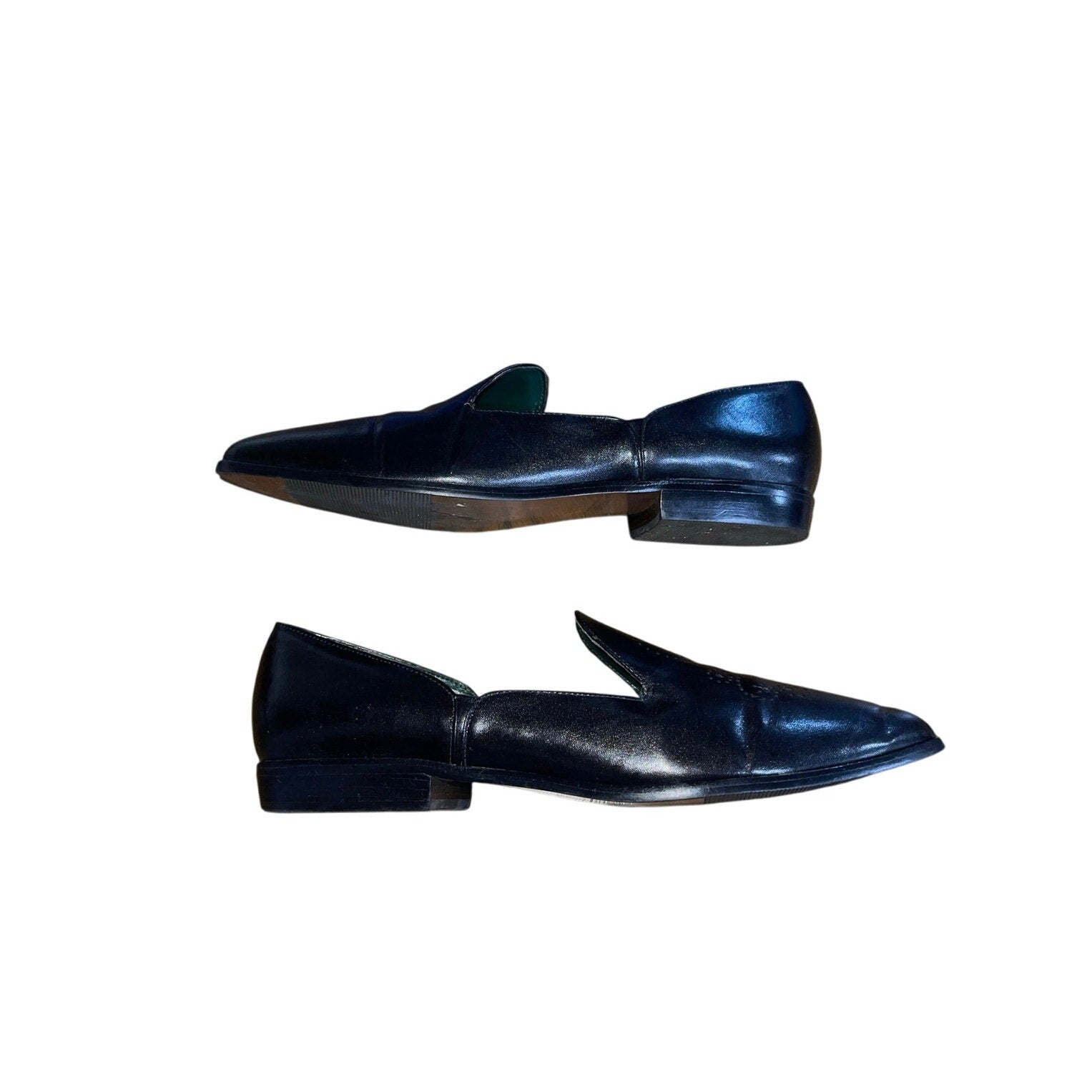 Pappagallo Women's Leather Loafer Shoes Flats Made in Brazil Size 8.5 N